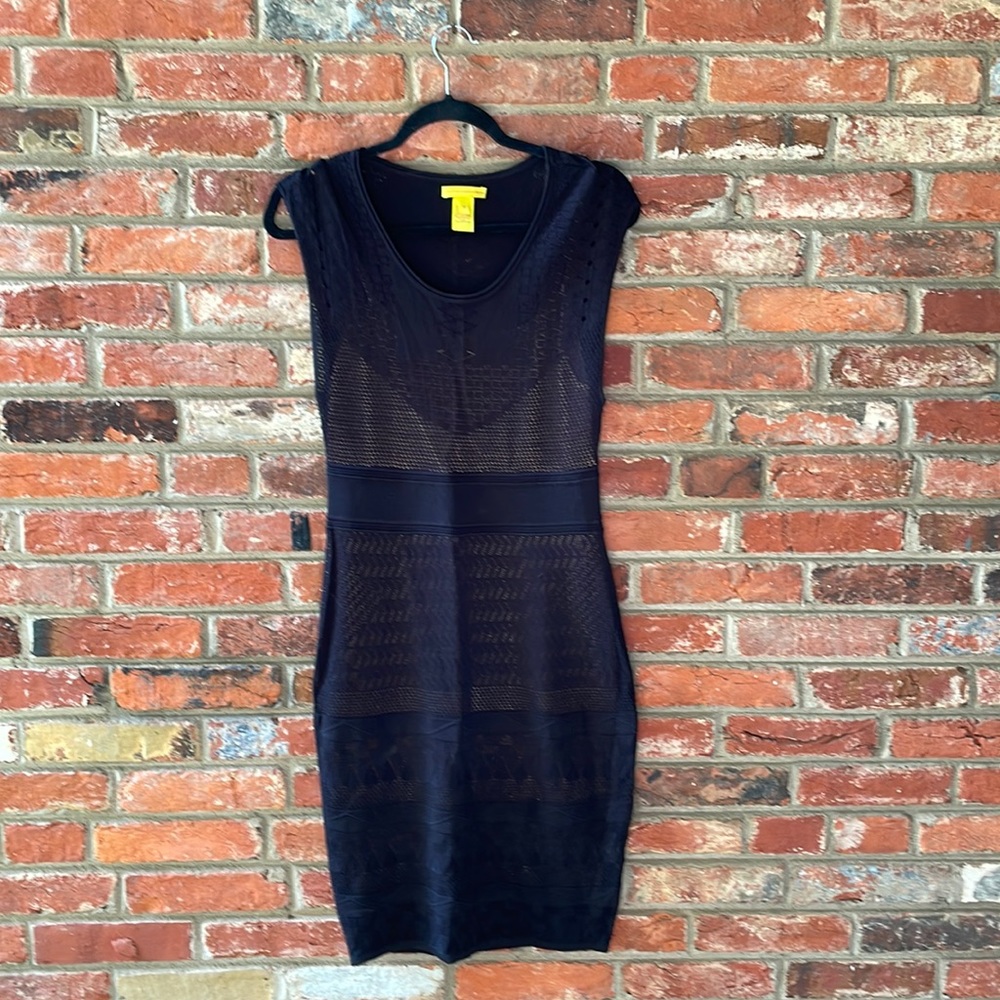 Catherine Melandrino fitted black dress